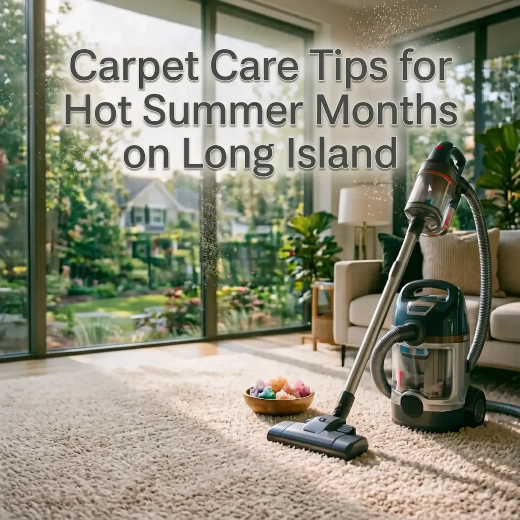 Carpet care tips for hot summer months on Long Island