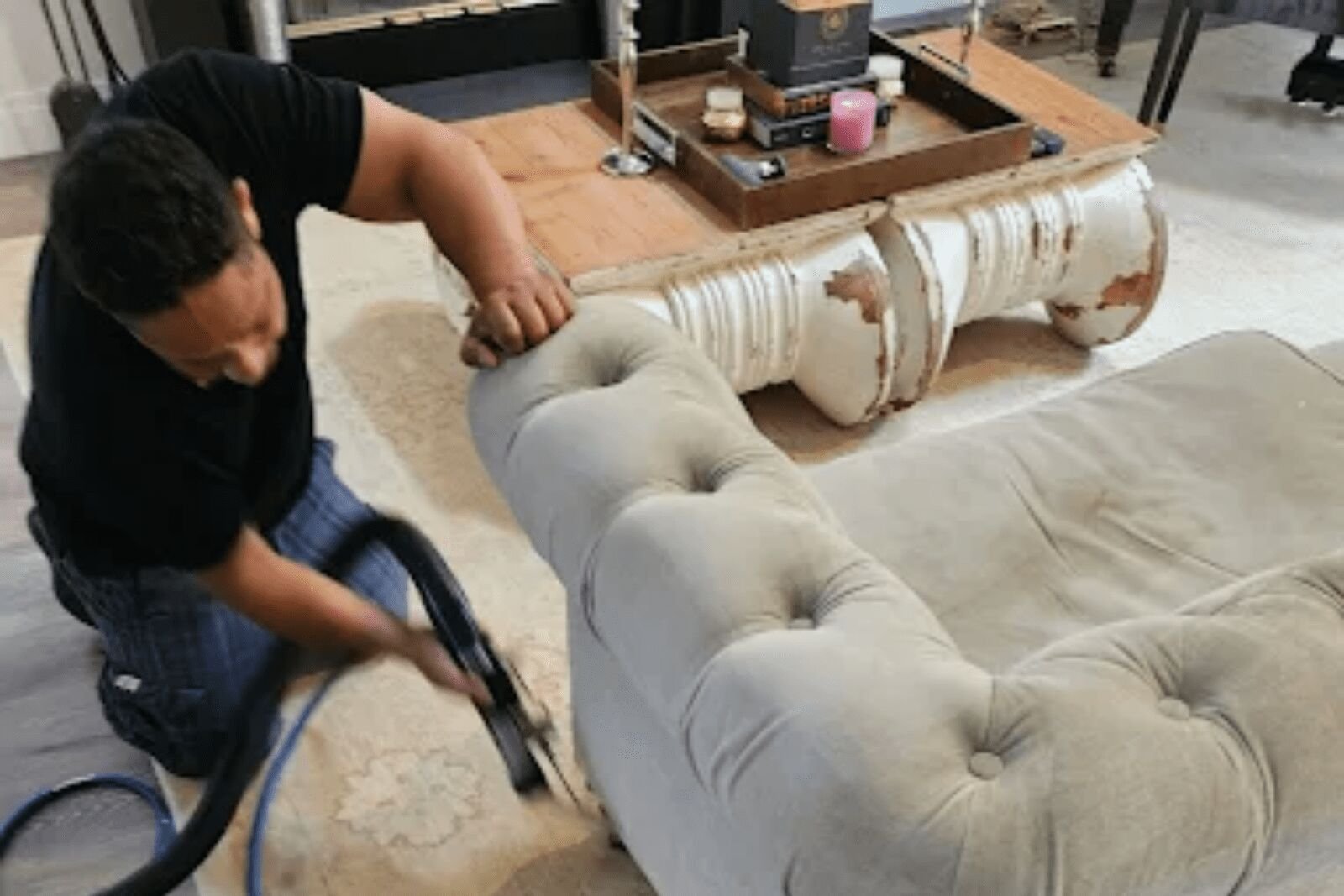 Upholstery cleaning on Long Island